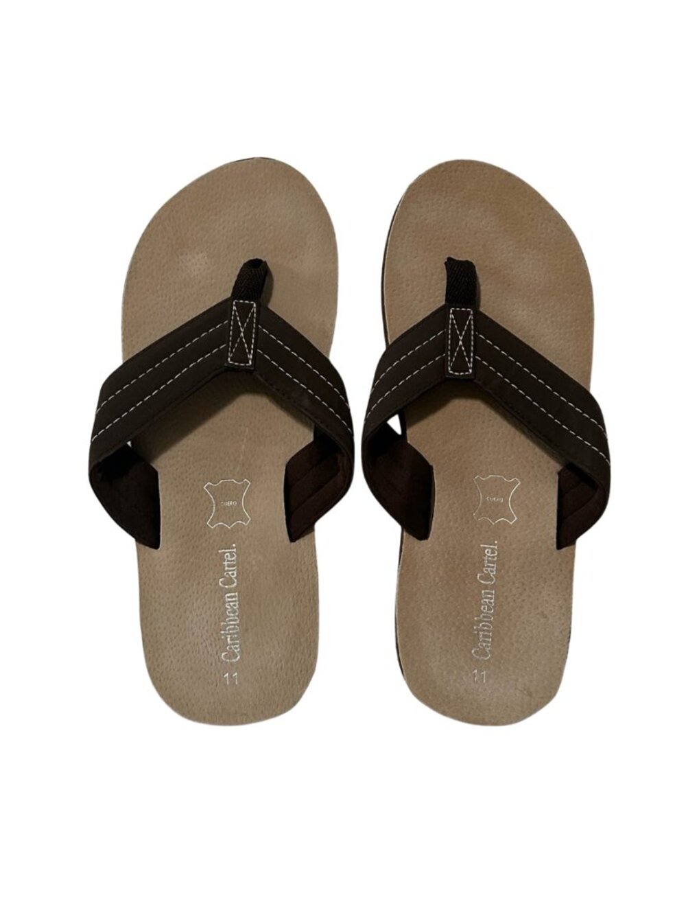Caribbean Cartel - Brown Flip-Flops